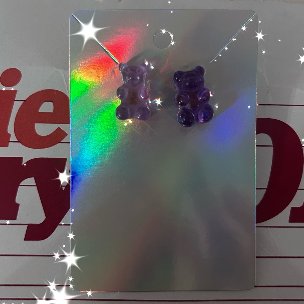 Gummy Bear Stud Earrings
